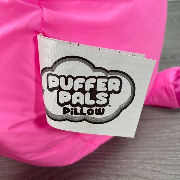 Puffer Pals Pillow Pink Unicorn 18in Soft Squish Plush Stuffed Animal Toy - Picture 10 of 12